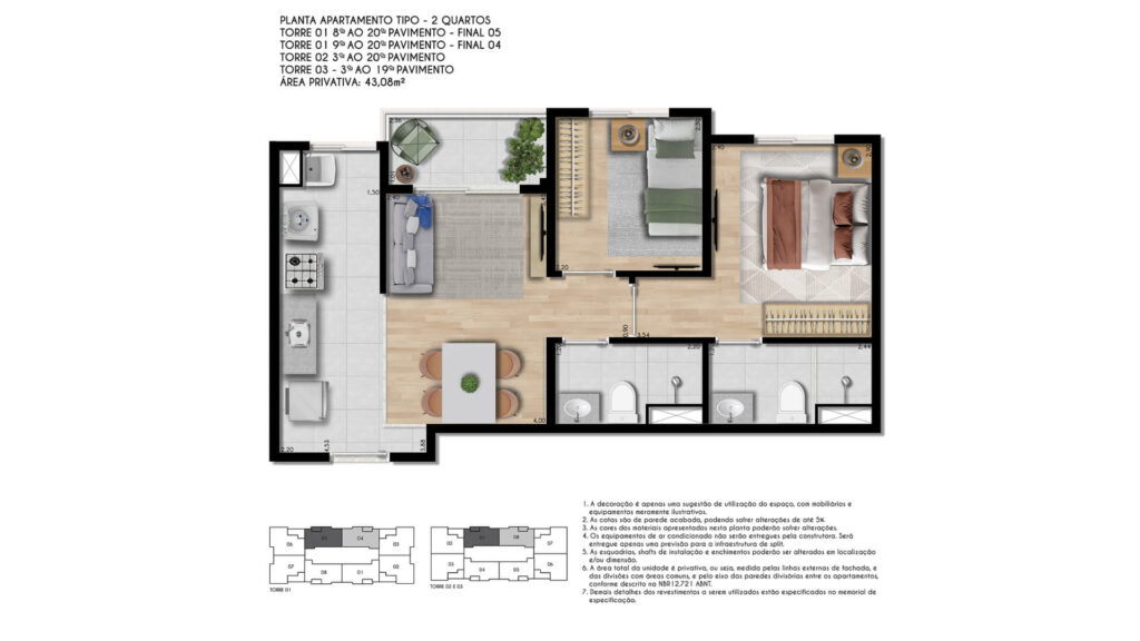 planta-meio-2-quartos-Holistic-Direcional